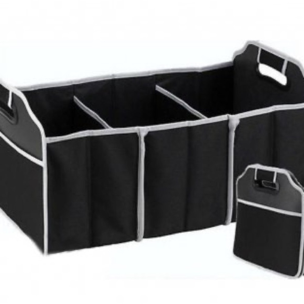 Collapsible Car Organizer w/Insulated Bag